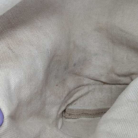 Gucci monogram hand bag with purple trim and pouch - Picture 15 of 17